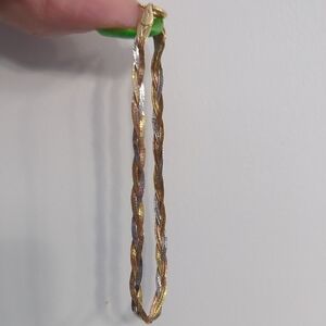 Elegant Gold, White Gold And Rose Gold Bracelet